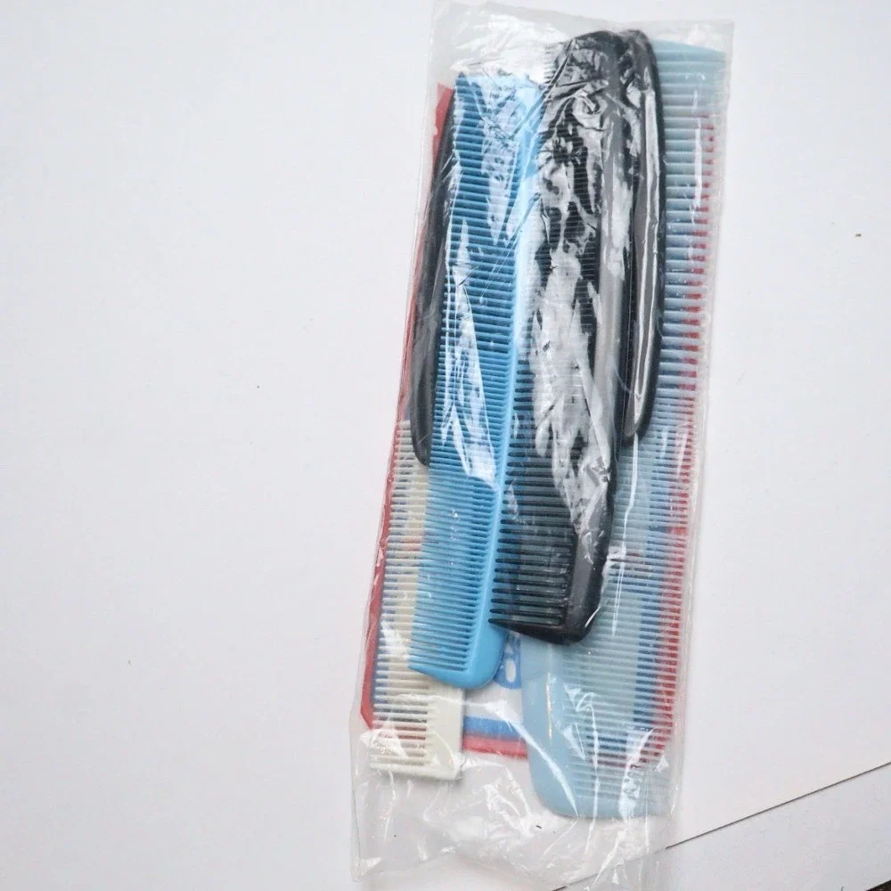 VTG Hair Comb Set Unbreakable Family Set Sealed Teaser Combs NOS